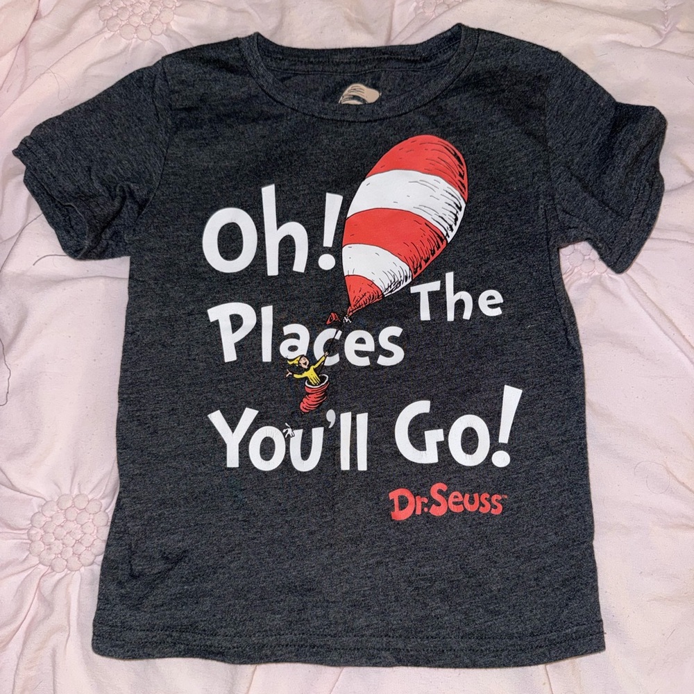 Dr. Seuss Charcoal Tee
